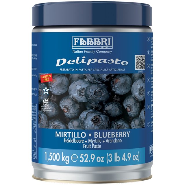 Obrázek produktu FABBRI Delipaste BORŮVKA EU bez azo 8x1,5 kg