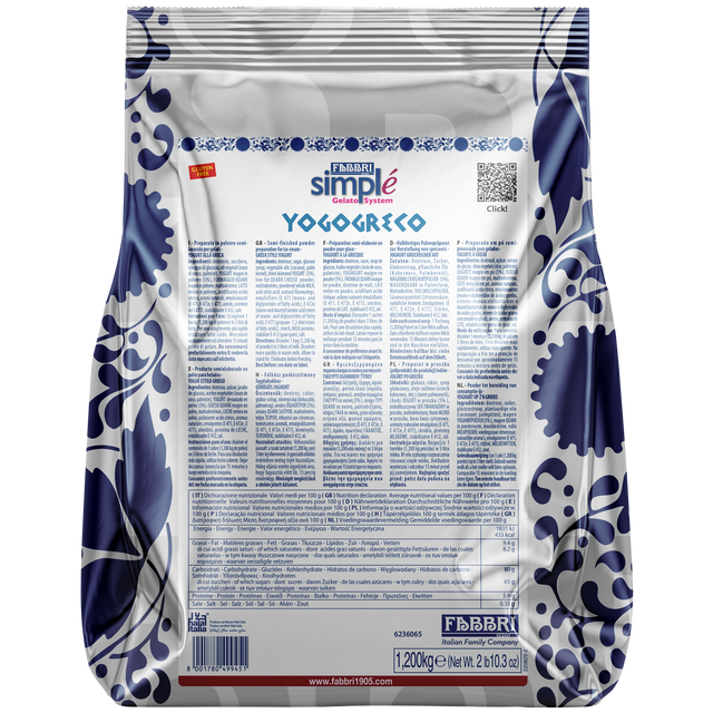 Obrázek produktu FABBRI SIMPLE YOGOGRECO 12x1,2 kg