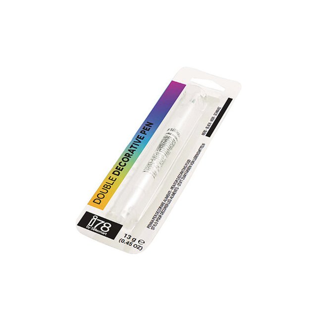 Obrázek produktu SIL Popisovač oboustranný ČERNÝ (black) 13g