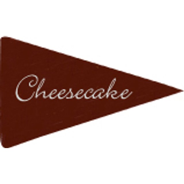 Obrázek produktu PCB DEKOR NÁPIS CHEESECAKE-tmavý trojúhelník 575ks