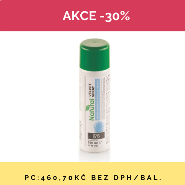 Obrázek produktu SIL SPREJ PŘÍRODNÍ VELVET světle modrý 250ml - AKCE SLEVA 30% 4/25 a 10/25
