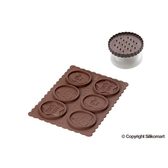 Obrázek produktu SIL FORMA SILIKON na SUŠENKY COOKIES - VÁNOCE (forma a vykrajovátko)