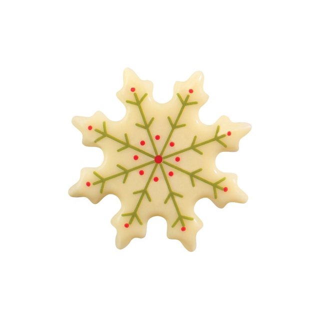 Obrázek produktu PCB ČOKOLÁDOVÝ DEKOR SNĚHOVÁ VLOČKA pr.5cm 35ks