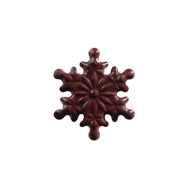 Obrázek produktu PCB ČOKOLÁDOVÝ DEKOR VLOČKA 3,5x4cm 120ks