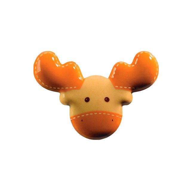 Obrázek produktu PCB ČOKOLÁDOVÝ DEKOR SOBÍK 4,5x3,2cm 100ks