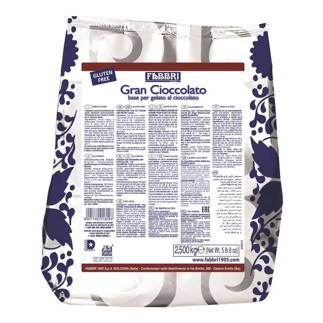 Obrázek produktu FABBRI Gran cioccolato 8x2,5kg