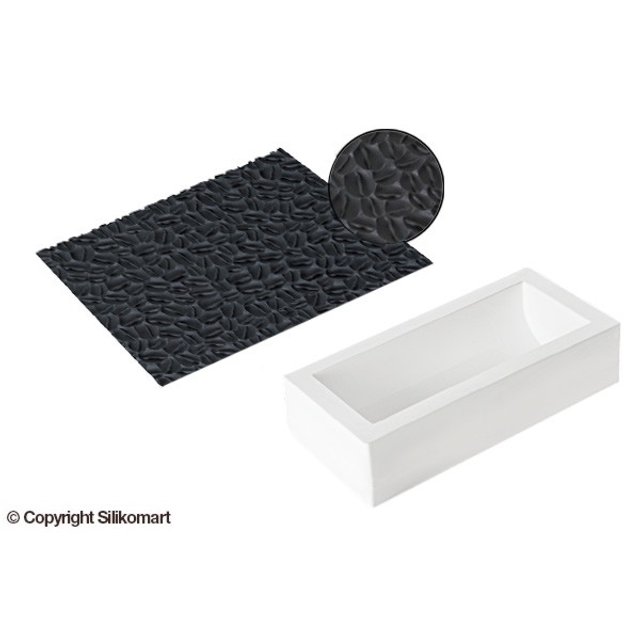 Obrázek produktu SIL FORMA SILIKON bílá - KMEN + plát se vzorem káva