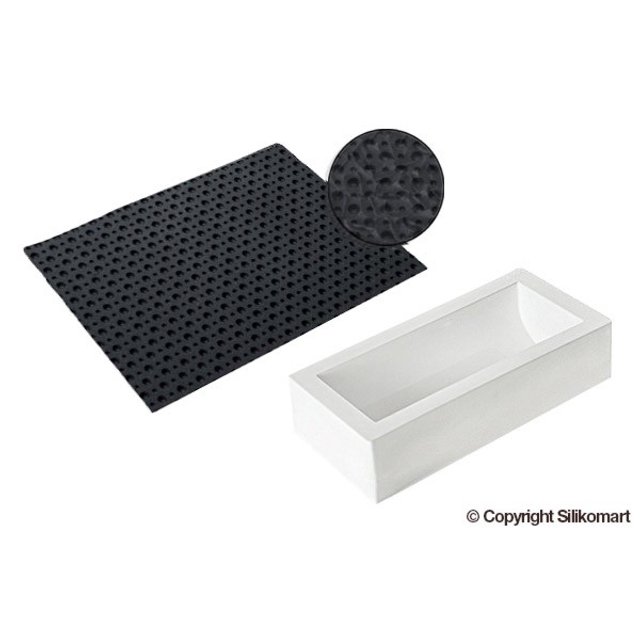 Obrázek produktu SIL FORMA SILIKON bílá - KMEN + plát se vzorem puntíky