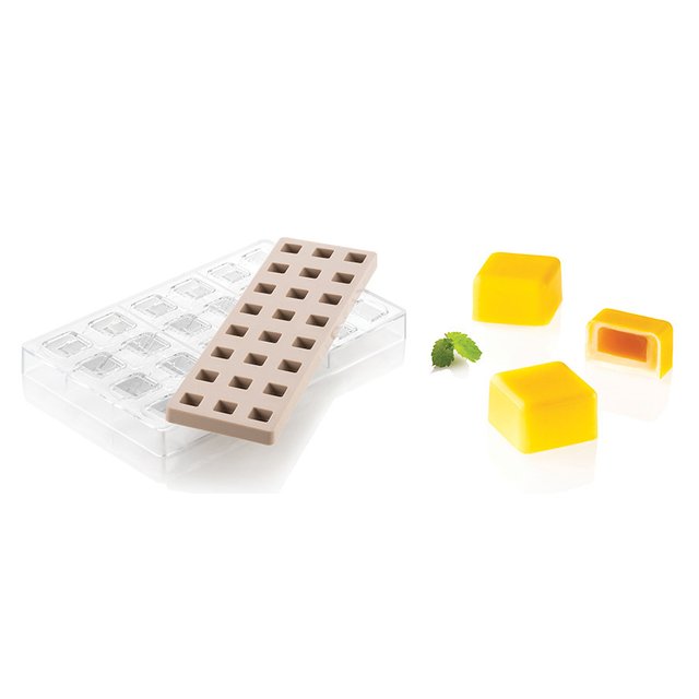 Obrázek produktu SIL KIT NA PRALINKY - KRYCHLE (forma a vklad) 25x25mm v.15mm 8,9ml 24ks