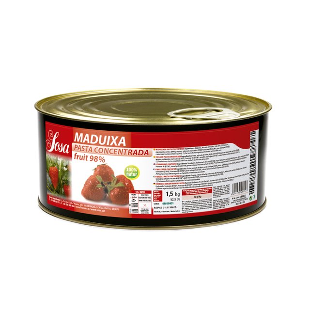 Obrázek produktu SOSA Pasta LESNÍ JAHODA 1,5kg