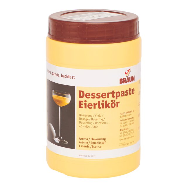 Obrázek produktu BRAUN DESSERT PASTA vaječný koňak 1kg * NA OBJEDNÁVKU