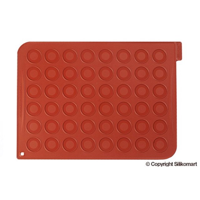 Obrázek produktu SIL PODLOŽKA na MAKRONKY SILIKON - KULATÉ pr.3,5cm 48ks 30x40cm