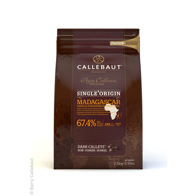 Obrázek produktu C ČOKOLÁDA MADAGASKAR HOŘKÁ 67,4% ORIGIN 2,5 kg