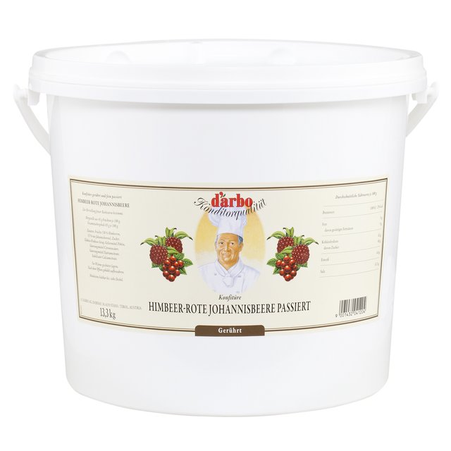 Obrázek produktu D´ARBO NÁPLŇ MALINA-ČERVENÝ RYBÍZ (GERÜHRT) BEZ KONZERVANTŮ 13,3 kg