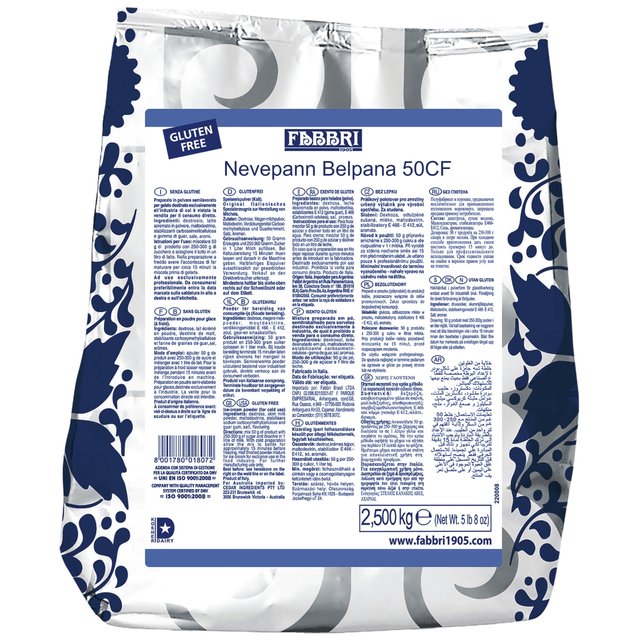 Obrázek produktu FABBRI Nevepann Belpanna  50CF 8x2,5kg