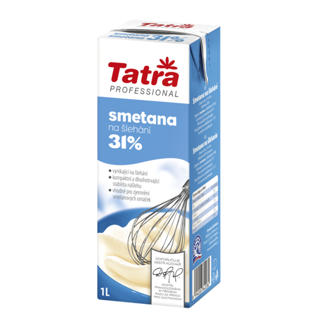 Obrázek produktu TATRA SMETANA KE ŠLEHÁNÍ 31% (modrá) 6x1l