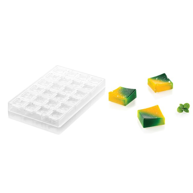 Obrázek produktu SIL FORMA NA PRALINKY - ONDA 28x28mm v.13mm 8ml 24ks