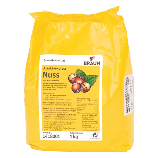 Obrázek produktu BRAUN ALASKA EXPRES lískový oříšek 5x1kg