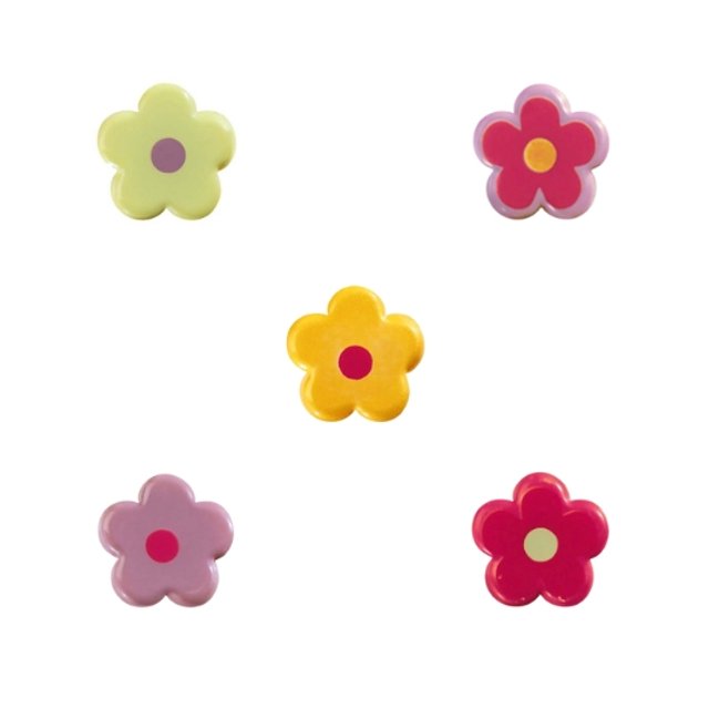 Obrázek produktu PCB ČOKOLÁDOVÝ DEKOR KYTIČKY 10 druhů pr.2,3cm 234ks