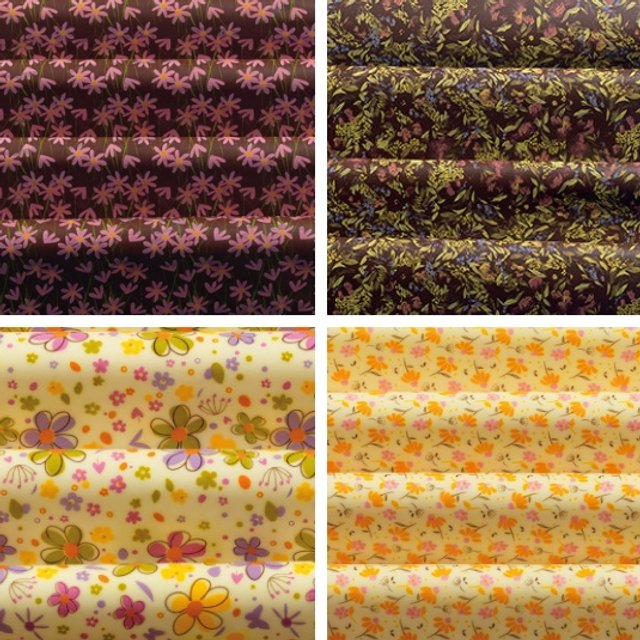 Obrázek produktu PCB TRANSER FOLIE MIX HRAVÉ KVĚTINY 40x25cm 5ks