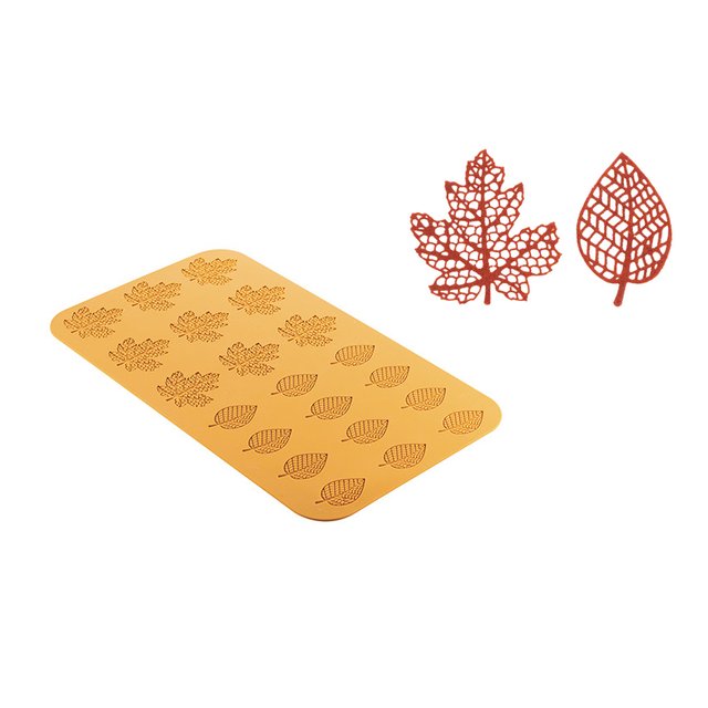 Obrázek produktu SIL ŠABLONA SILIKON - BOSCO listy (2 druhy) 71x69mm 24ks