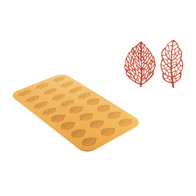 Obrázek produktu SIL ŠABLONA SILIKON - FORESTA listy 66x30mm 24ks