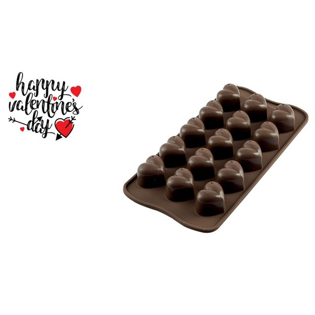 Obrázek produktu SIL FORMA SILIKON na ČOKOLÁDOVÉ BONBONY - SRDCE