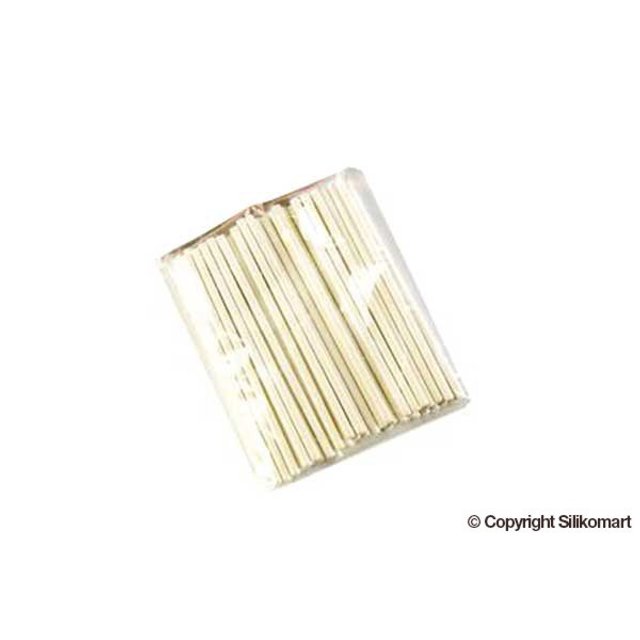 Obrázek produktu SIL TYČKY k lízátkům bílé papírové 12cm 50ks