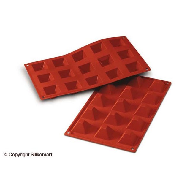 Obrázek produktu SIL FORMA SILIKON terakota - PYRAMIDA 36x36mm v.22mm 20ml 15ks
