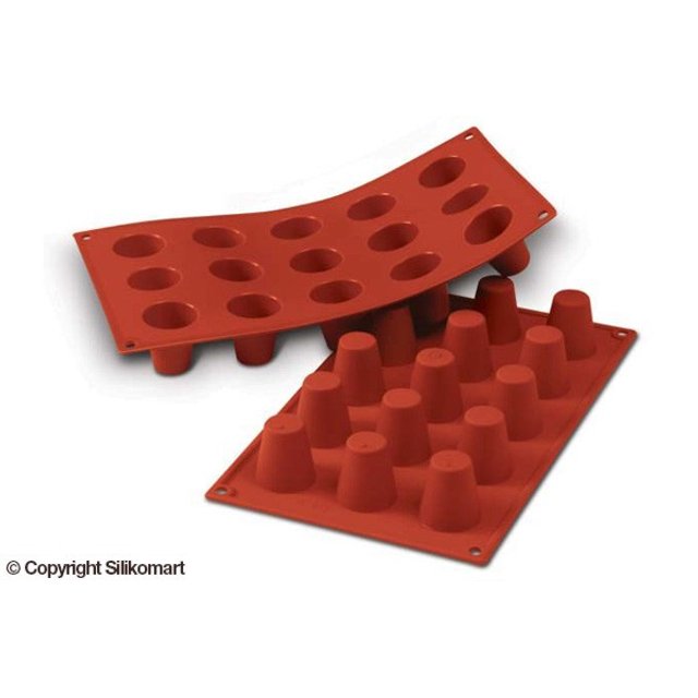 Obrázek produktu SIL FORMA SILIKON terakota - BABA Ø35mm v.38mm 30ml 15ks