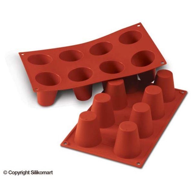 Obrázek produktu SIL FORMA SILIKON terakota - BABA Ø55mm v.60mm 92ml 8ks
