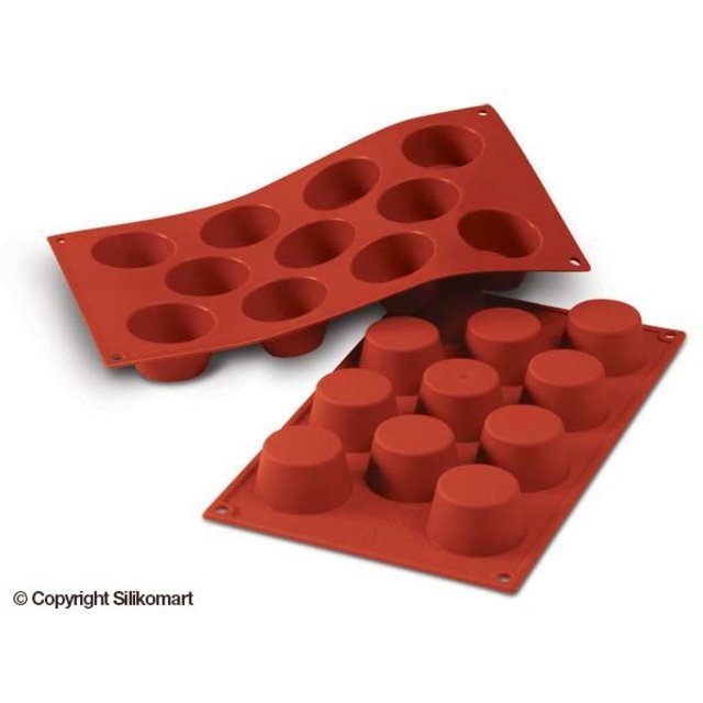 Obrázek produktu SIL FORMA SILIKON terakota - MUFFIN Ø51mm v.28mm 50ml 11ks
