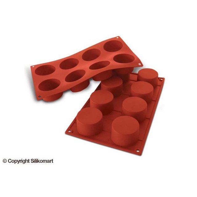 Obrázek produktu SIL FORMA SILIKON terakota - MONOPORCE KOLEČKO Ø60mm v.35mm 90ml 8ks