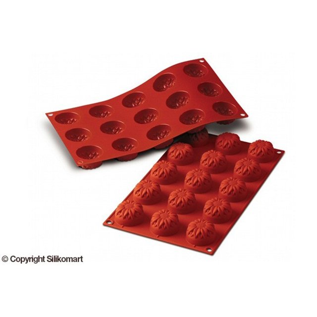 Obrázek produktu SIL FORMA SILIKON terakota - SLUNEČNICE Ø44mm v.27mm 23ml 15ks