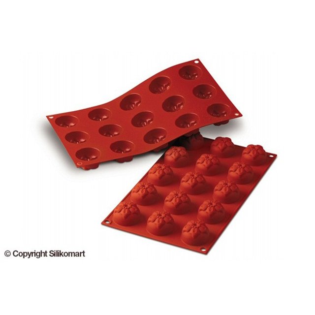 Obrázek produktu SIL FORMA SILIKON terakota - KYTIČKA Ø44mm v.25mm 23ml 15ks