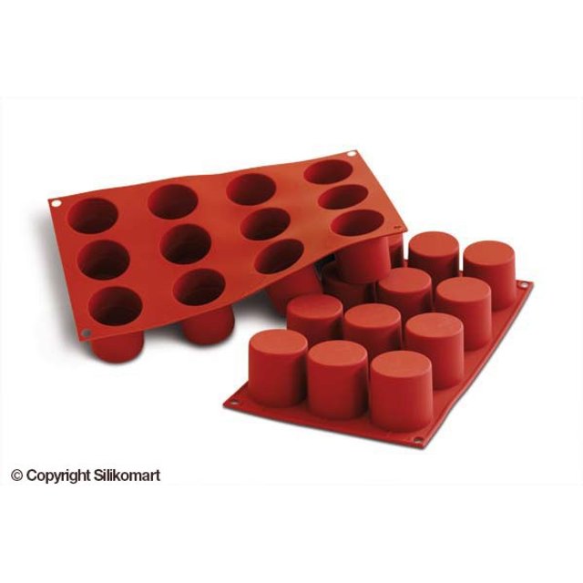 Obrázek produktu SIL FORMA SILIKON terakota - MONOPORCE KOLEČKO Ø48mm v.50mm 83ml 12ks