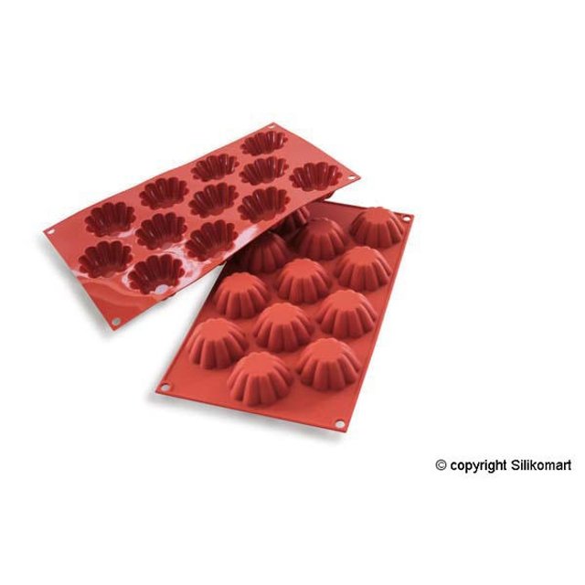 Obrázek produktu SIL FORMA SILIKON terakota - BRIOŠKA Ø58mm v.22mm 33ml 12ks