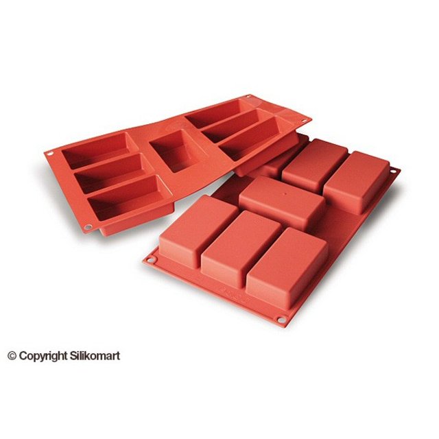 Obrázek produktu SIL FORMA SILIKON terakota - KVÁDR 87x48mm v.24mm 97ml 7ks