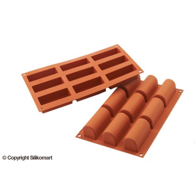 Obrázek produktu SIL FORMA SILIKON terakota - BUCHE 84x32mm v.35mm 83ml 9ks