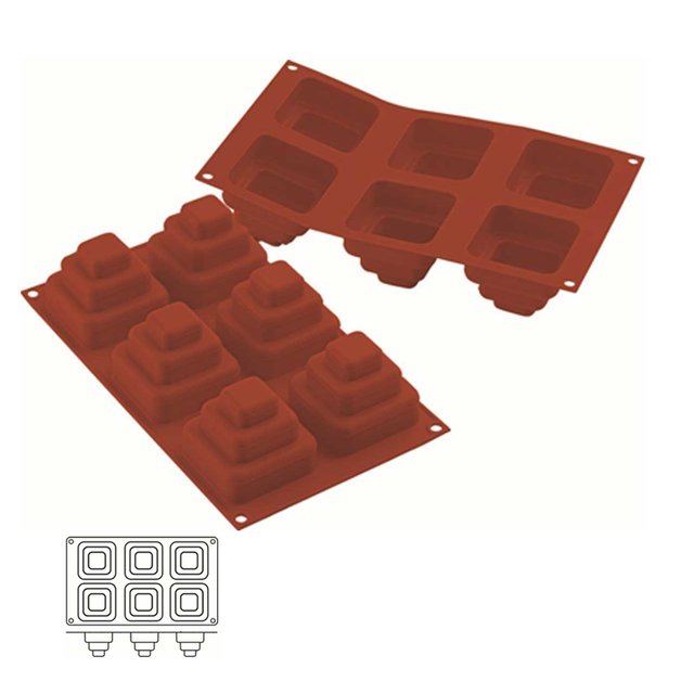 Obrázek produktu SIL Forma Silikonflex CAKE SQUARE