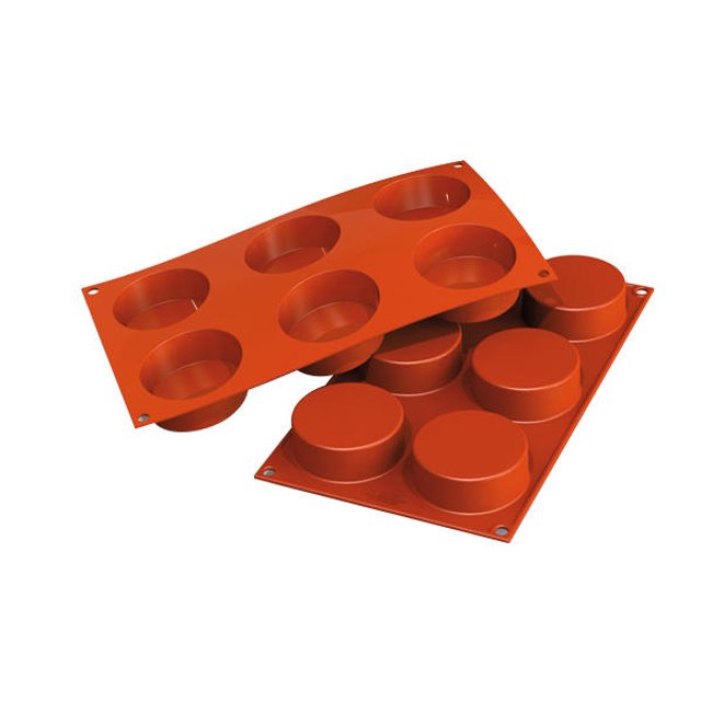 Obrázek produktu SIL FORMA SILIKON terakota - MONOPORCE KOLEČKO Ø70mm v.27mm 103ml 6ks