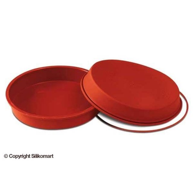 Obrázek produktu SIL FORMA SILIKON terakota - DORTOVÁ KULATÁ Ø220mm v.42mm 1400ml 1ks