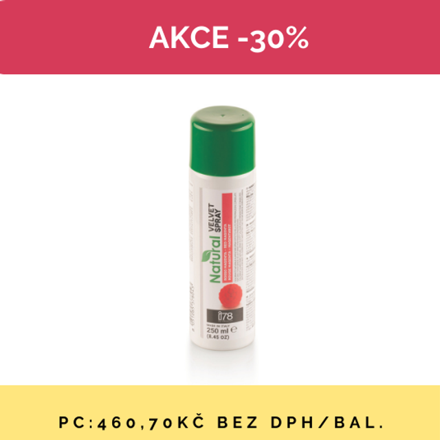 Obrázek produktu SIL SPREJ PŘÍRODNÍ VELVET červený 250ml - AKCE SLEVA 30%