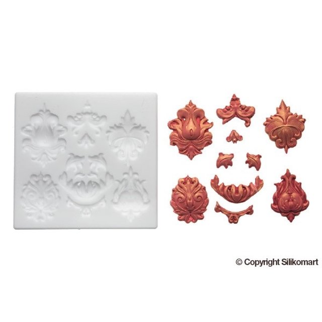 Obrázek produktu SIL FORMA SILIKON NA CUKROVOU HMOTU - ORNAMENTY(doprodej)