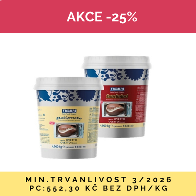Obrázek produktu FABBRI Snackoloso Ovetto - čokovajíčko 3x4kg AKCE SE SLEVOU 25%