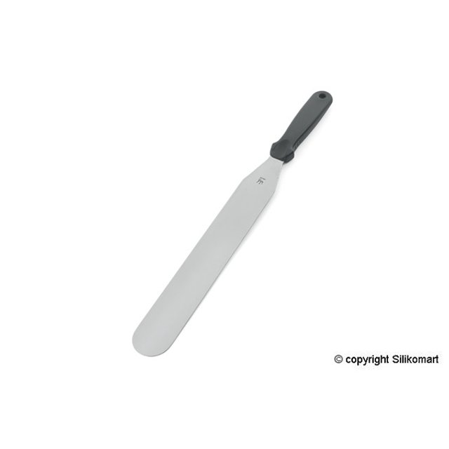 Obrázek produktu SIL ŠPACHTLE NEREZ černá - ROVNÁ 43cm (čepel 31cm)