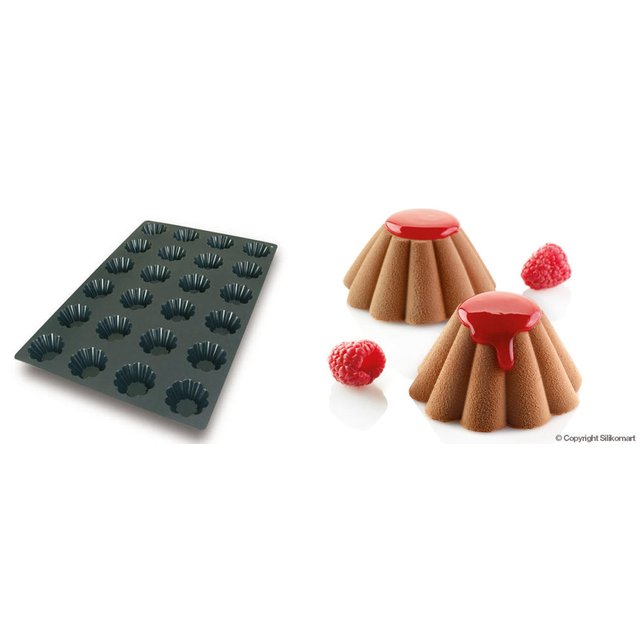 Obrázek produktu SIL FORMA SILIKON černá - BRIOŠKA Ø79mm v.35mm 84ml