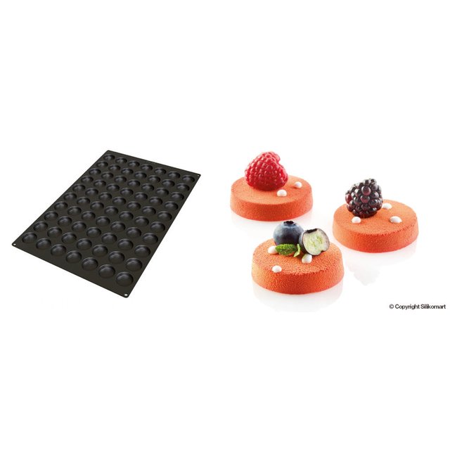 Obrázek produktu SIL FORMA SILIKON černá - FLORENTINKA Ø45mm v.10mm 15ml 70ks