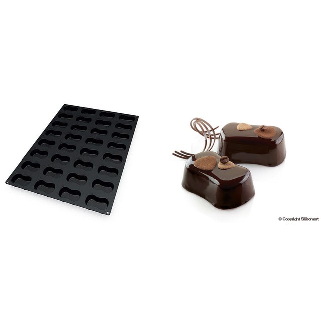 Obrázek produktu SIL FORMA SILIKON černá - FIFI 75x48mm v.28mm 79ml 32ks