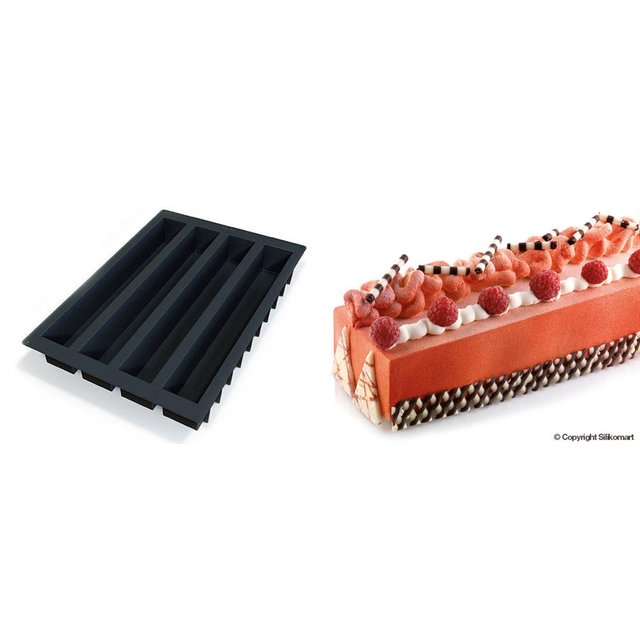 Obrázek produktu SIL FORMA SILIKON černá - TUNEL KVÁDR 495x70mm v.70mm 2400ml 4ks